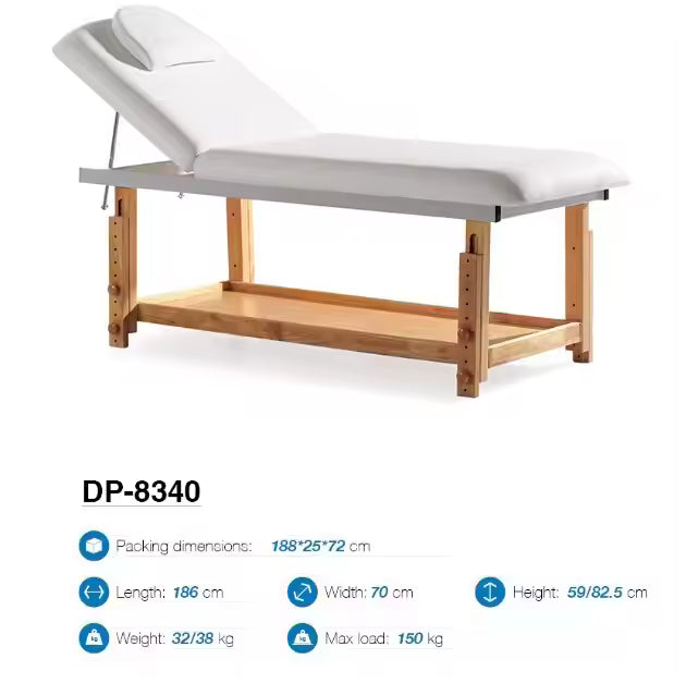 Wooden Massage Bed | Spa Bed – DP-8340