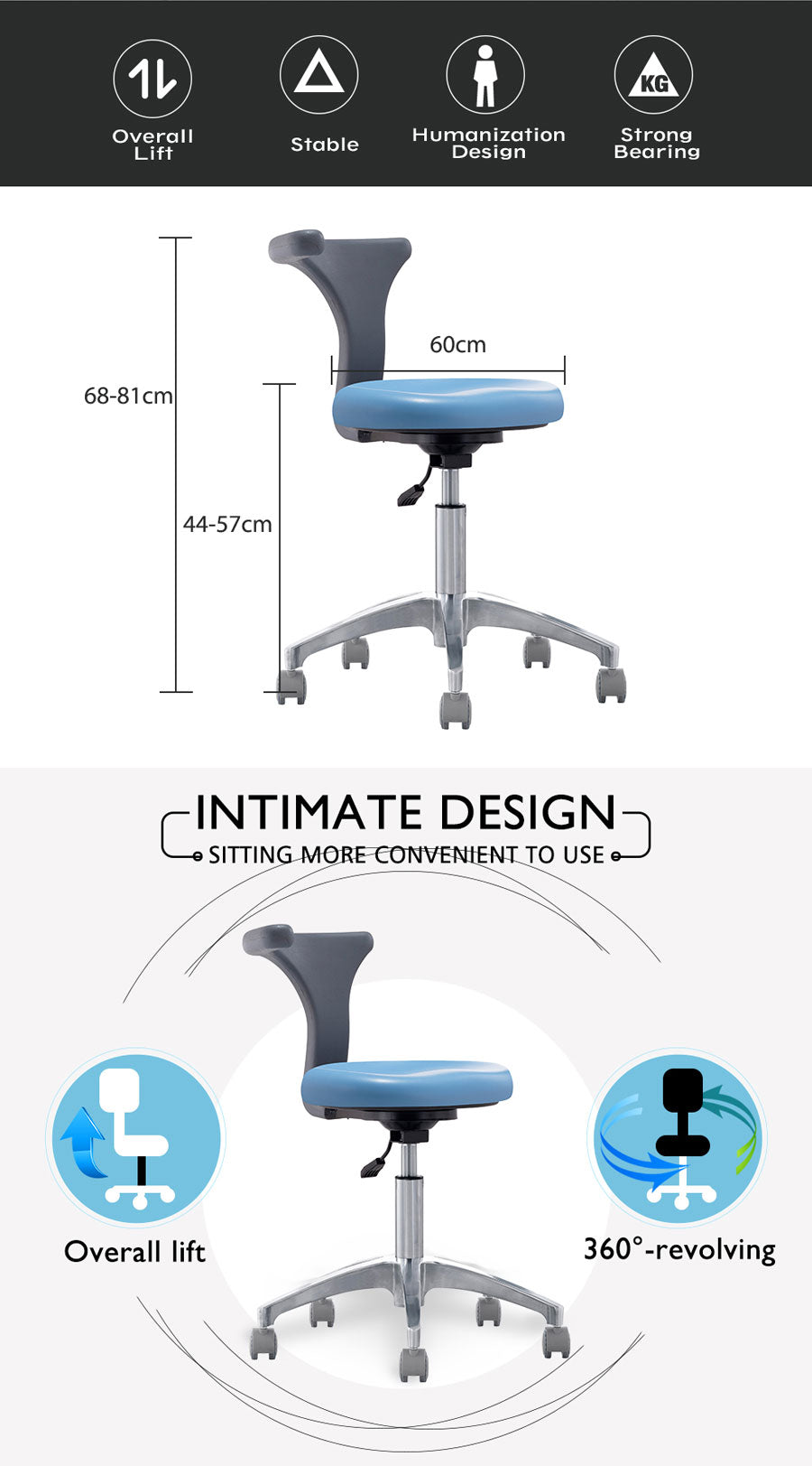 DP-Y915 Hospital Chair | Doctor's chair | Medical Chair