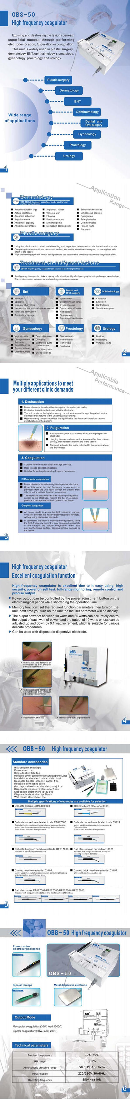 OBS-50 High Frequency Coagulator | Coagula Pulse: Optimizing Frequency Control Solutions