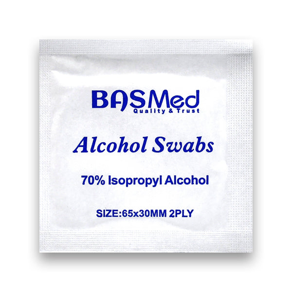 Alcohol Swabs - 65*30mm  - 2Ply - 200pcs/box