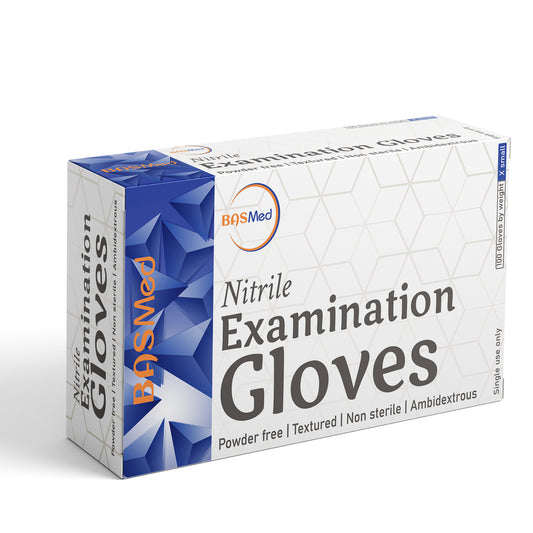 BASMed Latex Gloves | Non powdered Gloves | Asap Malaysia - 100pcs/box