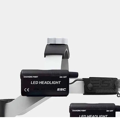 Medical Headlamp - Doctor's LED Headlight - Wireless Surgical Headlight for Doctors with Loupe