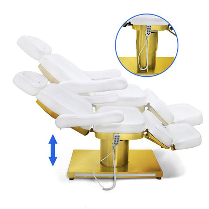 Multifunctional bed | Electric beauty bed | Derma Bed | Spa Bed | Medical Bed | Therapy bed- 3 motors Golden Base