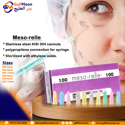 Meso-Relle Mesotherapy Needles | Meso Needles | Aesthetic Needles | Meso Needles